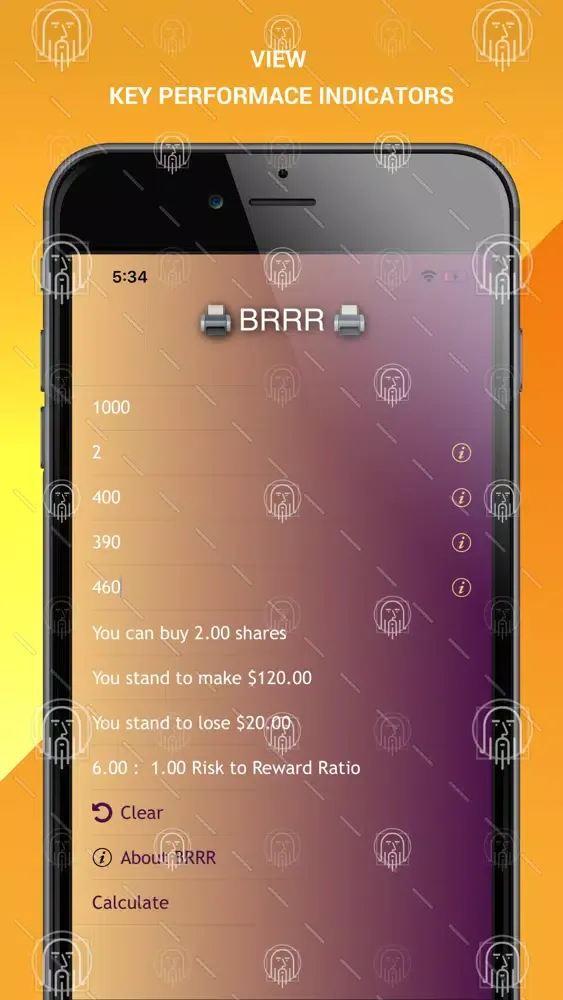 BRRR Calculator Screenshots