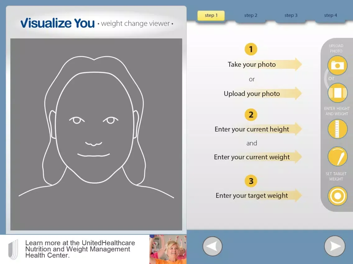 Visualize You: weight change viewer — free version iPad  Ekran Görüntüleri