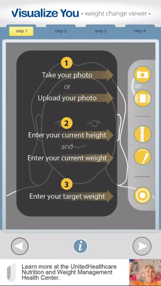 Visualize You: weight change viewer — free version Ekran Görüntüleri