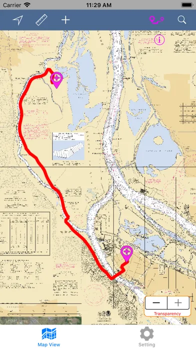 Tangkapan skrin Columbia River Boating (OR,WA)