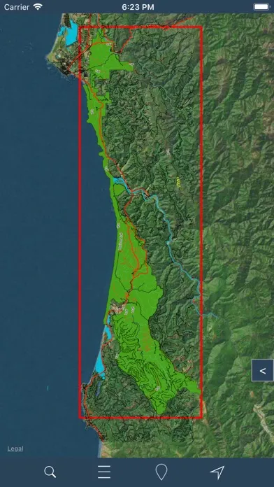 Redwood National Park – GPS Ekran Görüntüleri