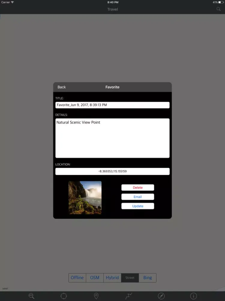 BALI (INDONESIA)– GPS Travel Map Offline Navigator iPad  Screenshots