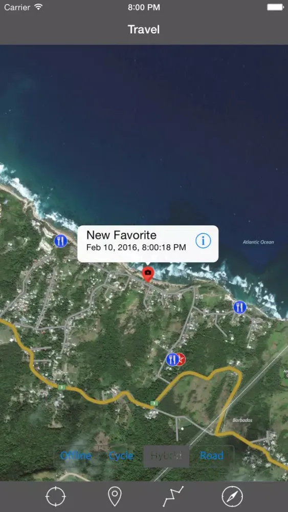 Tangkapan layar BARBADOS – GPS Travel Map Offline Navigator