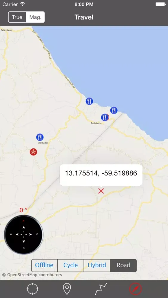 Tangkapan layar BARBADOS – GPS Travel Map Offline Navigator