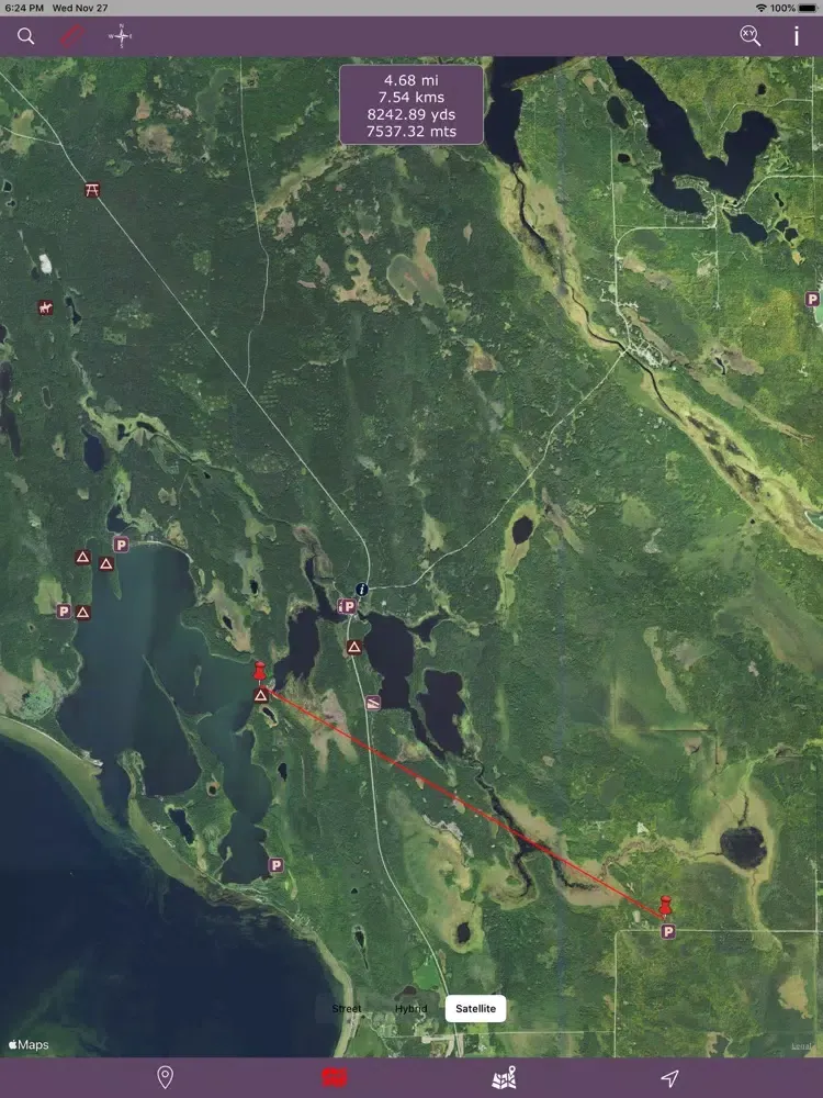 Chippewa National Forest – GPS iPad  Screenshots