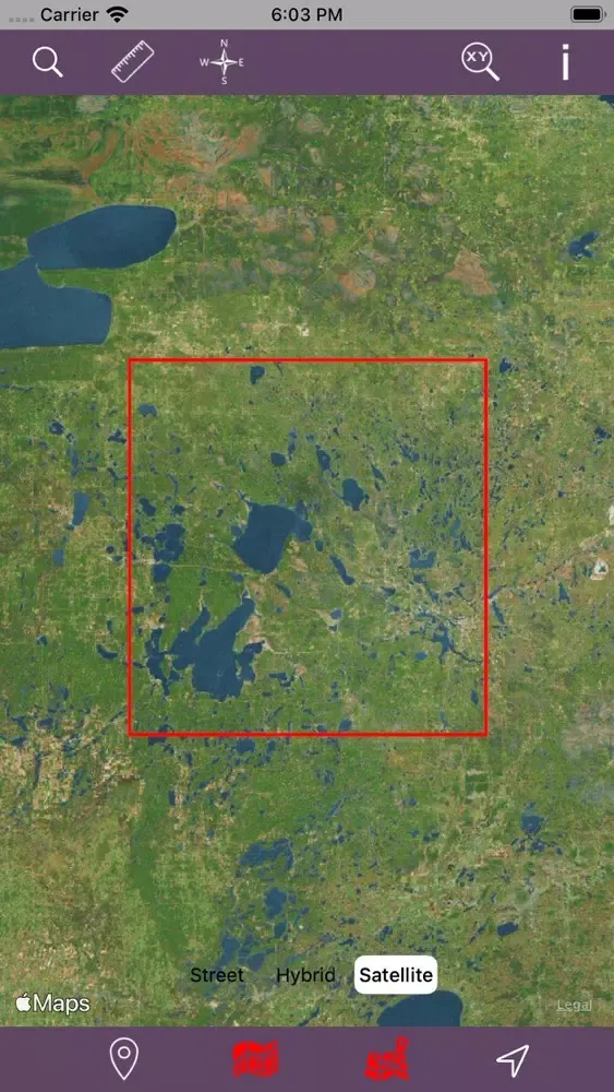 Chippewa National Forest – GPS Screenshots