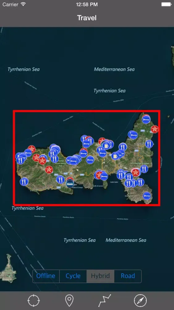 ELBA ISLAND – GPS Travel Map Offline Navigator Screenshots
