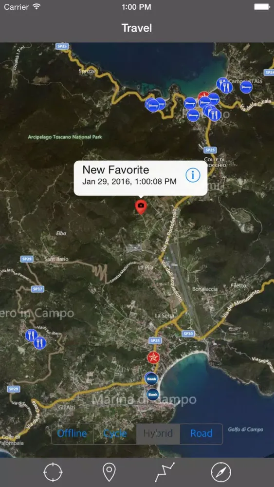 ELBA ISLAND – GPS Travel Map Offline Navigator Screenshots