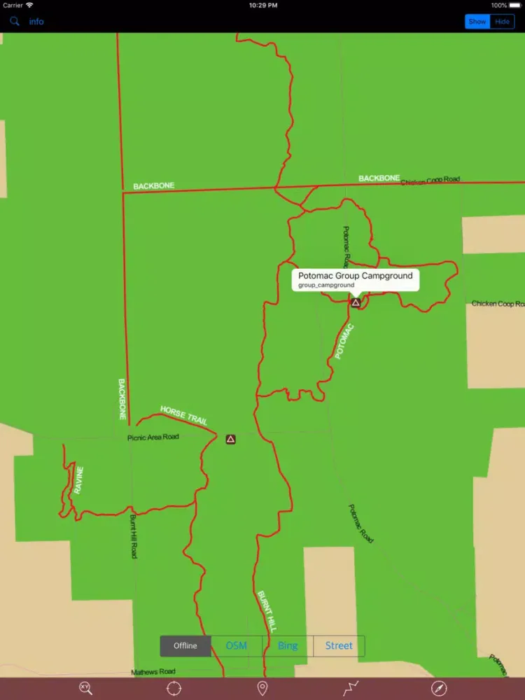 Finger Lakes National Forest iPad  Screenshots