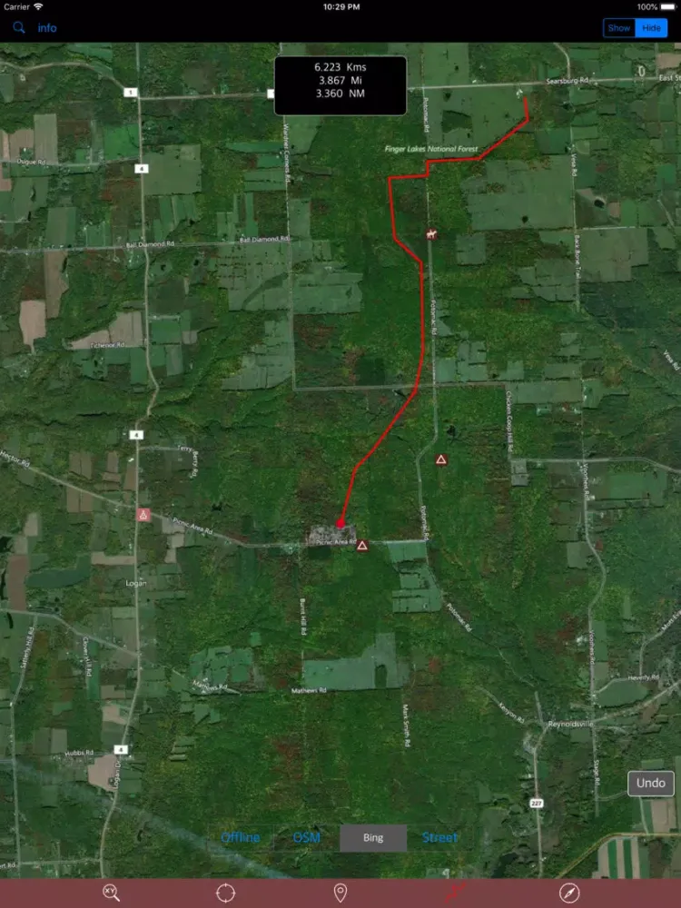 Finger Lakes National Forest iPad  Screenshots