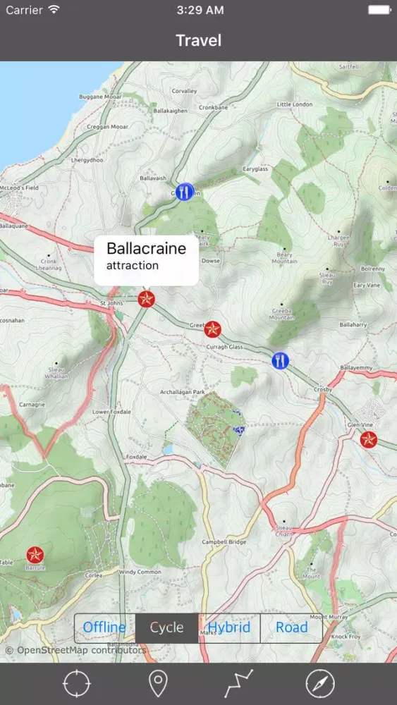 Capturas de tela do ISLE OF MAN – GPS Travel Map Offline Navigator