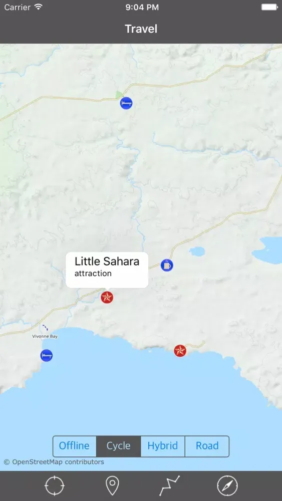 Tangkapan layar KANGAROO ISLAND (SOUTH AUSTRALIA) – GPS Travel Map