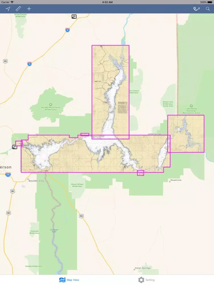 Lake Mead (Las Vegas) Boating iPad 应用截图