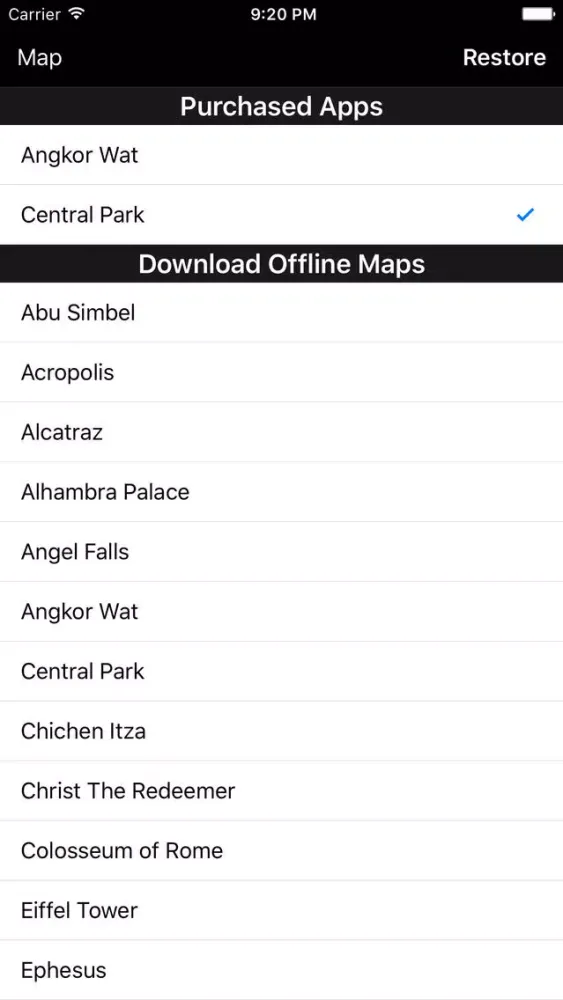 Landmarks (World Famous) – Mini Offline Maps Screenshots