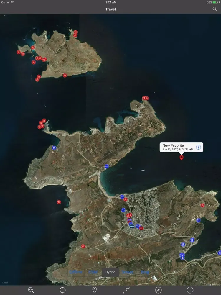 MALTA – GPS Travel Map Offline Navigator iPad  স্ক্রিনশট