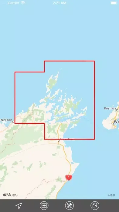 Zrzuty ekranu Marlborough Sounds (NZ) GPS