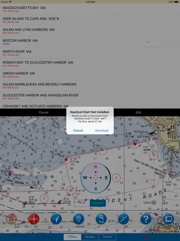 Massachusetts Bay – Marine Map iPad  स्क्रीनशॉट