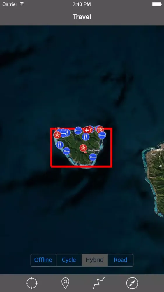 Tangkapan layar MOOREA – GPS Travel Map Offline Navigator