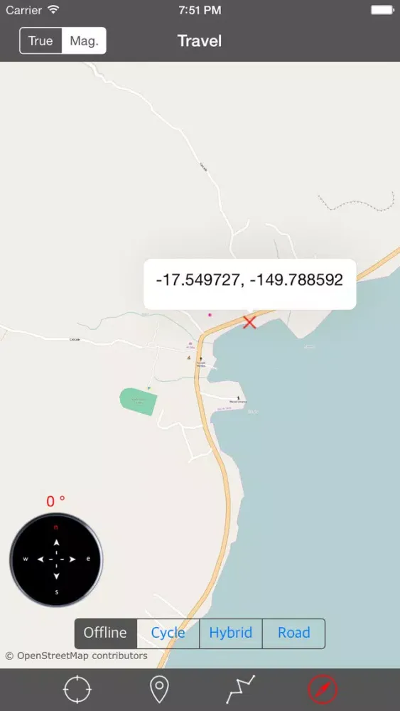 Tangkapan layar MOOREA – GPS Travel Map Offline Navigator