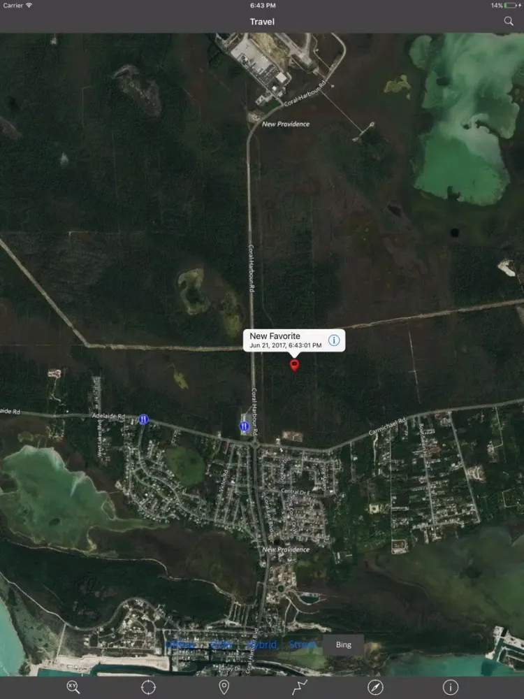NEW PROVIDENCE ISLAND & PARADISE ISLAND – GPS MAP iPad  Screenshots