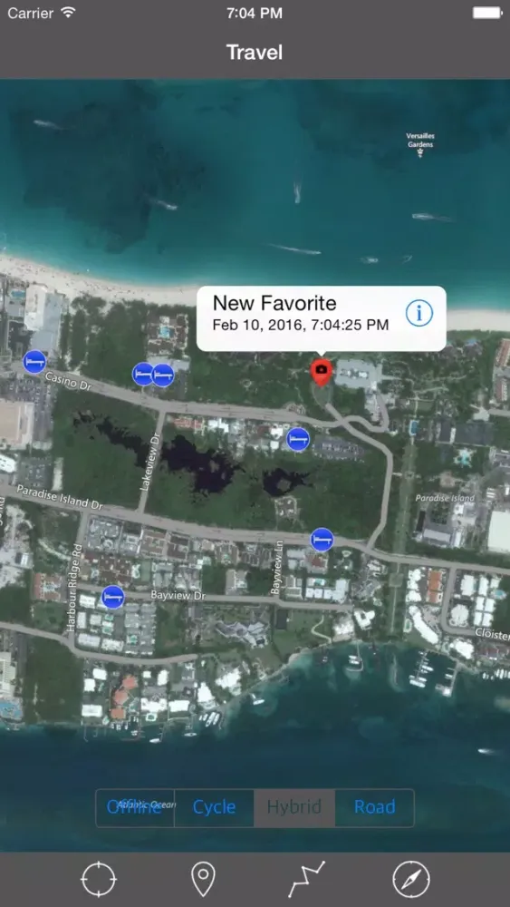 NEW PROVIDENCE ISLAND & PARADISE ISLAND – GPS MAP Screenshots