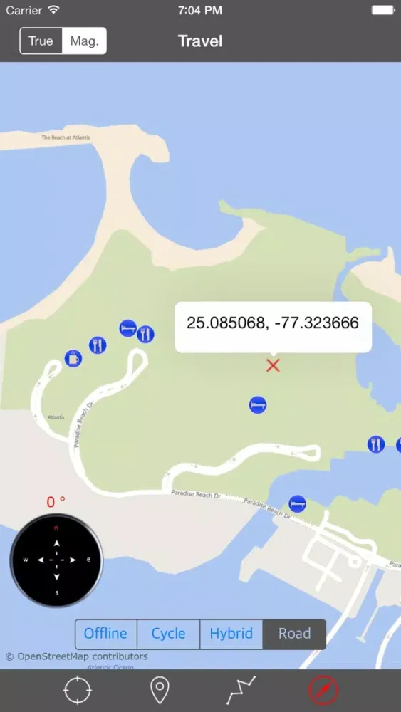NEW PROVIDENCE ISLAND & PARADISE ISLAND – GPS MAP Screenshots