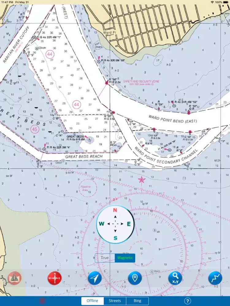 New York Marine GPS Boating iPad  Screenshots