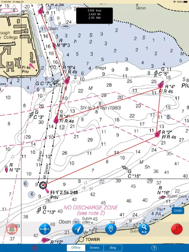New York Marine GPS Boating iPad  Screenshots