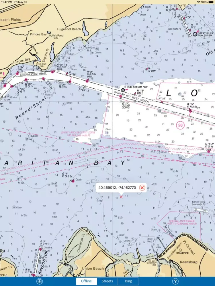 New York Marine GPS Boating iPad  Screenshots