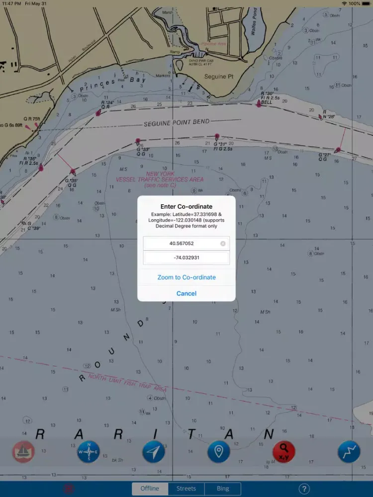 New York Marine GPS Boating iPad  Screenshots