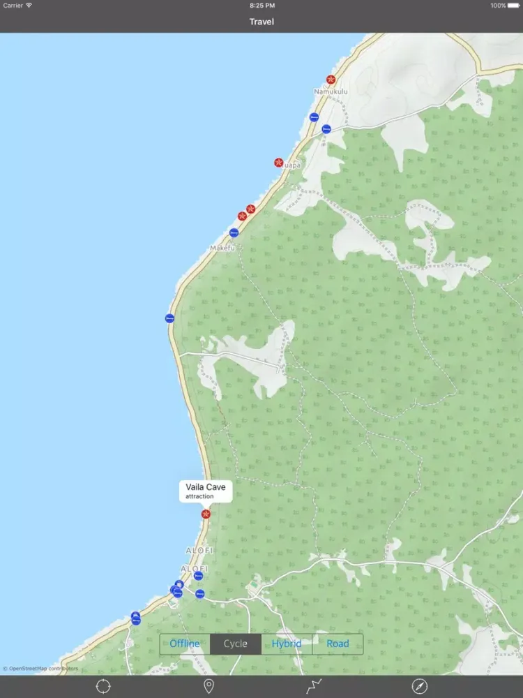 NIUE ISLAND – GPS Travel Map Offline Navigator iPad  Ekran Görüntüleri