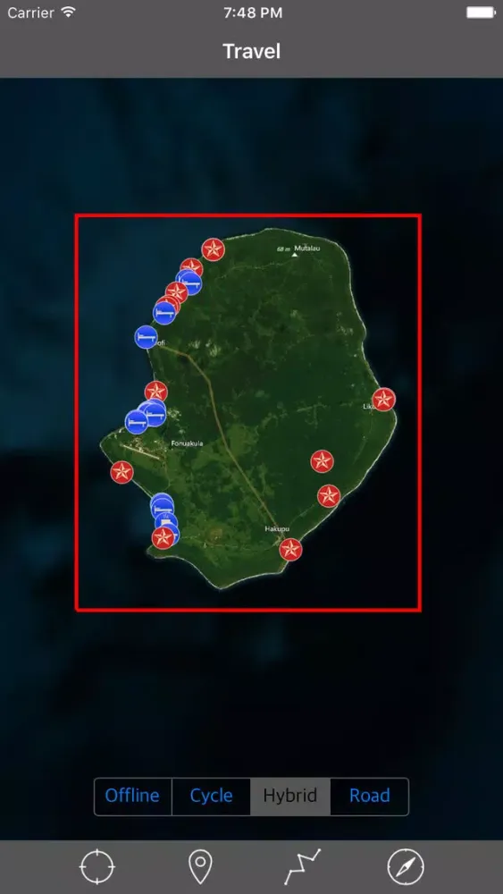 NIUE ISLAND – GPS Travel Map Offline Navigator Ekran Görüntüleri