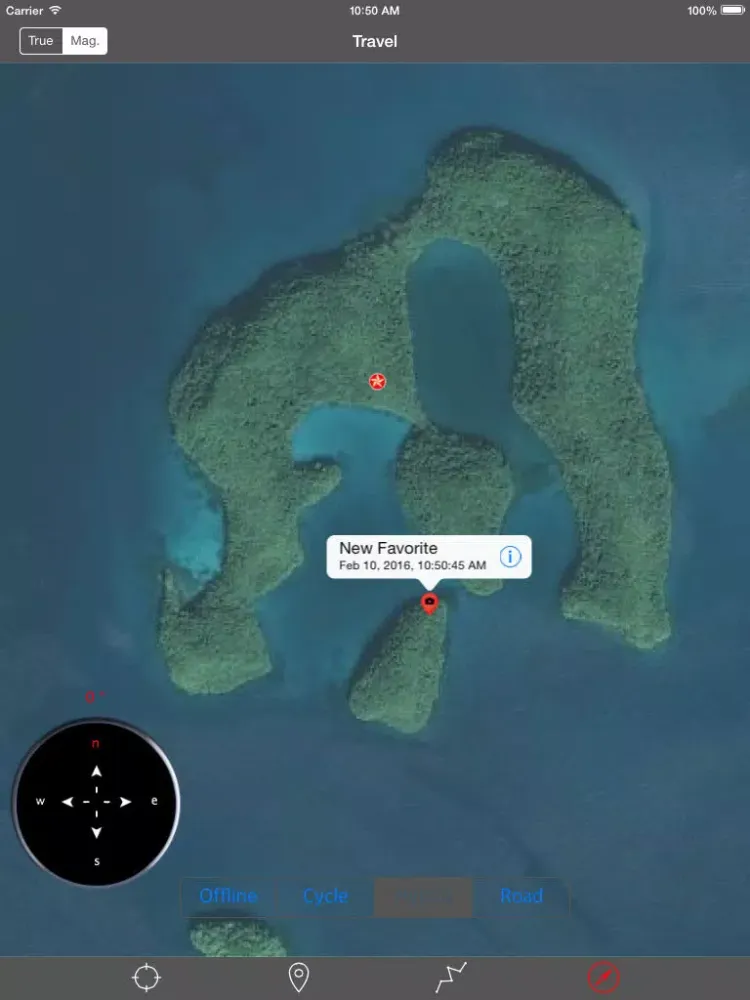 PALAU ISLANDS – GPS Travel Map Offline Navigator iPad  Screenshots