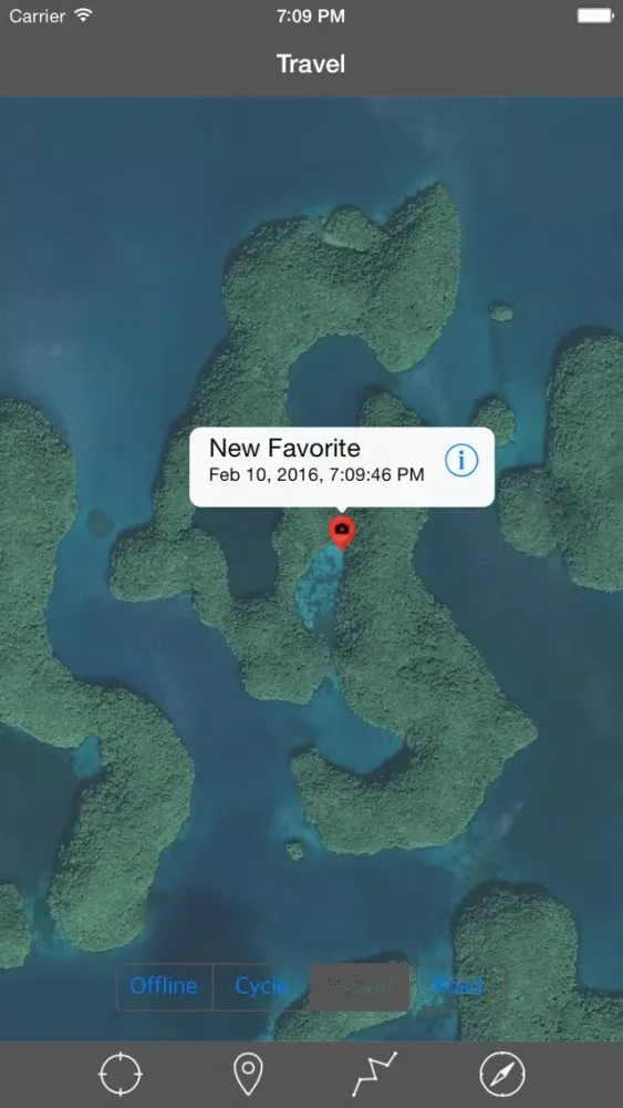 PALAU ISLANDS – GPS Travel Map Offline Navigator Screenshots