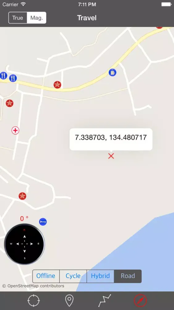 PALAU ISLANDS – GPS Travel Map Offline Navigator Screenshots