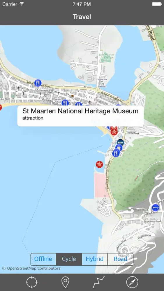 SAINT MARTIN – GPS Travel Map Offline Navigator স্ক্রিনশট