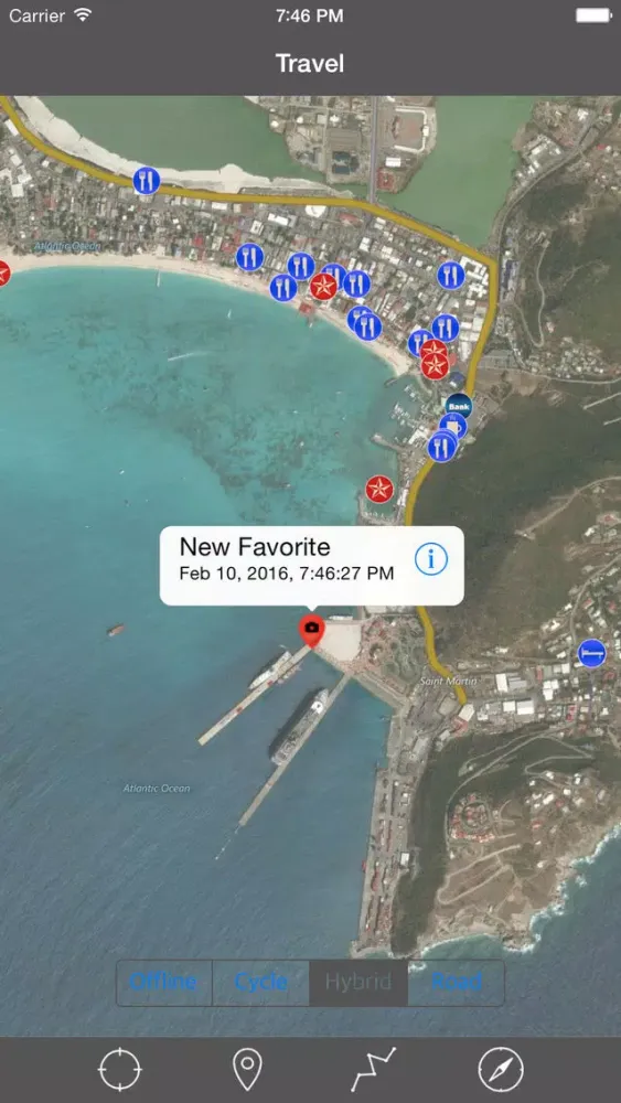 SAINT MARTIN – GPS Travel Map Offline Navigator স্ক্রিনশট