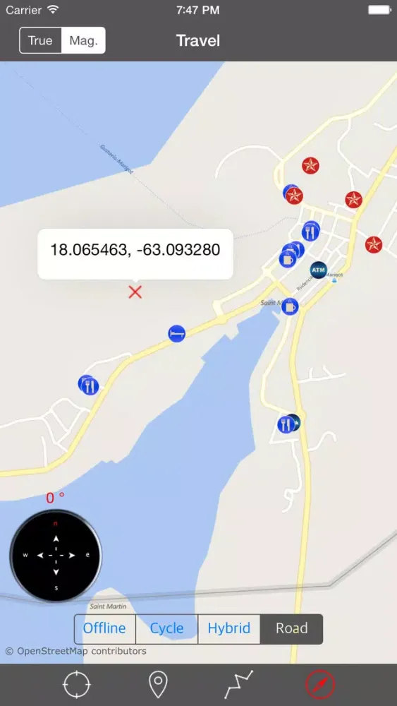 SAINT MARTIN – GPS Travel Map Offline Navigator স্ক্রিনশট
