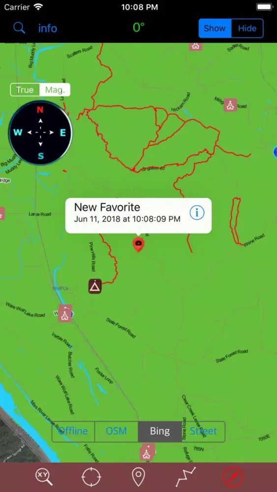 Shawnee National Forest – GPS Screenshots