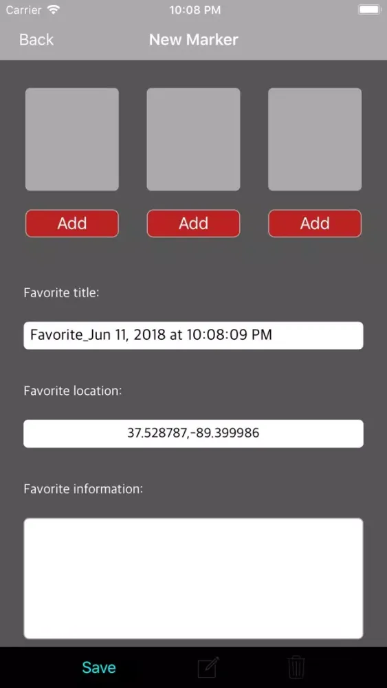 Shawnee National Forest – GPS Screenshots