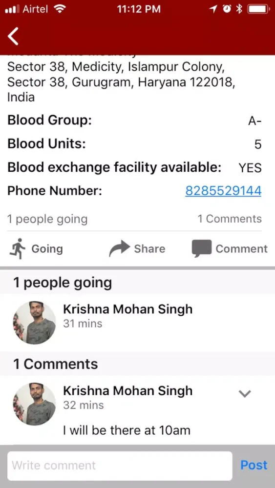 Blood Nearby: Get&donate blood應用截圖