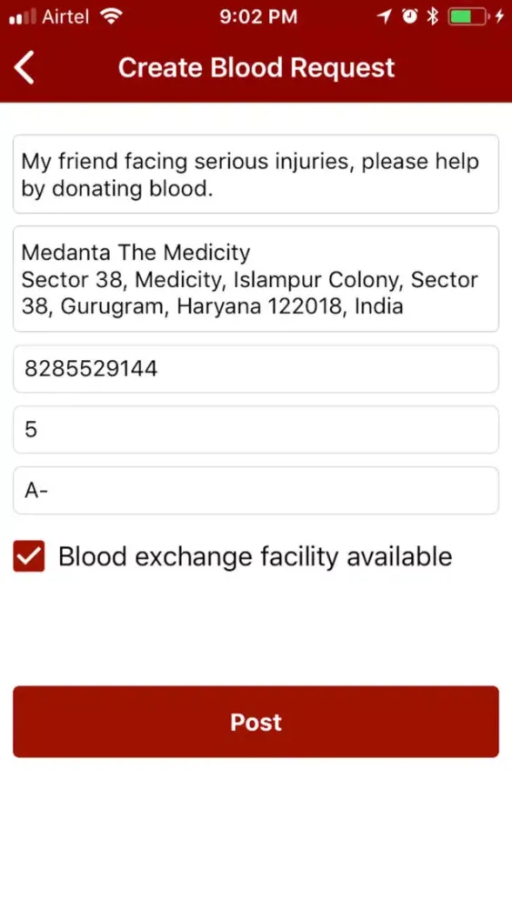 Blood Nearby: Get&donate blood應用截圖