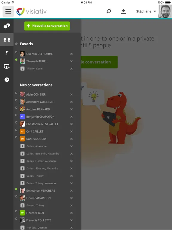 Zrzuty ekranu Moovapps Team iPad 