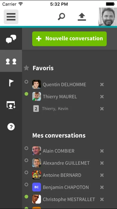 Zrzuty ekranu Moovapps Team