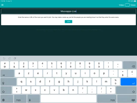 Capturas de pantalla de Moovapps Live iPad 