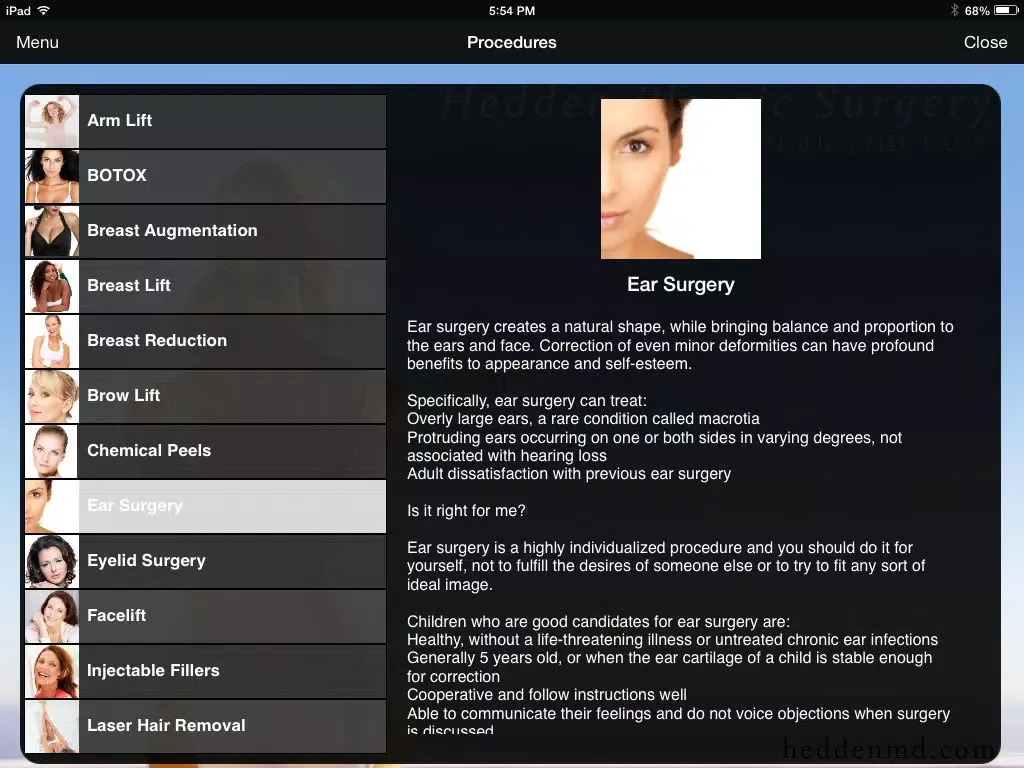 صور Birmingham Plastic Surgery iPad 