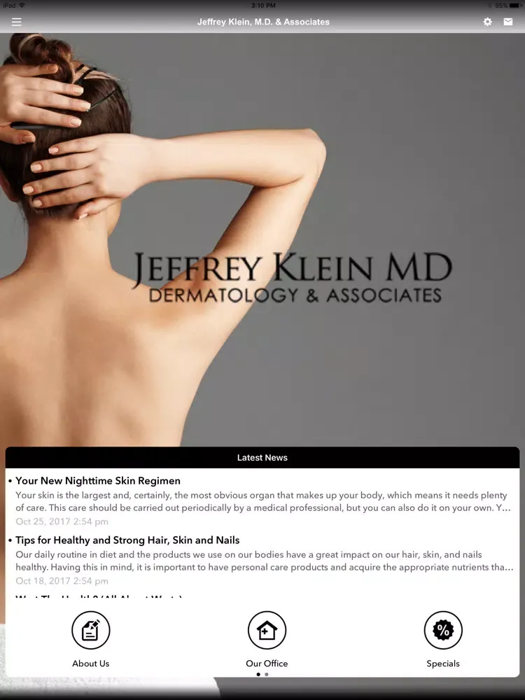 Screenshot di Orange County Dermatology iPad 