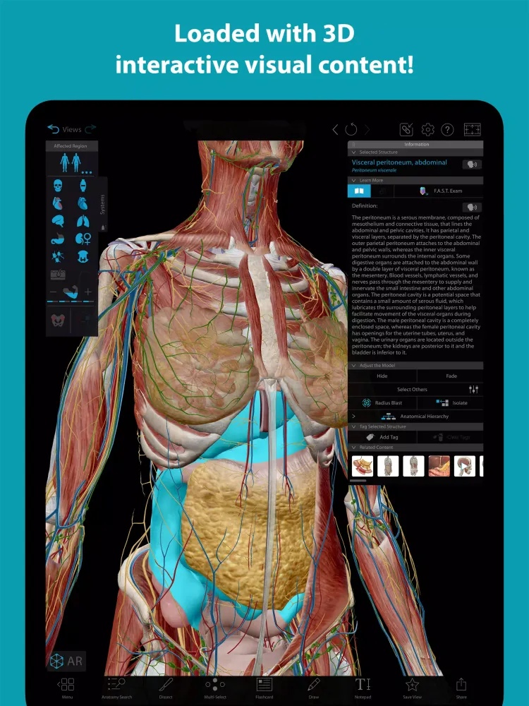 Visible Body Suite سکرین شاٹس