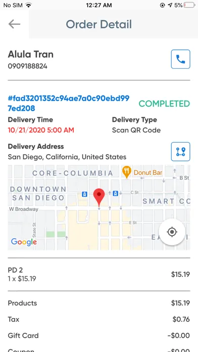 Kard Order Delivery應用截圖