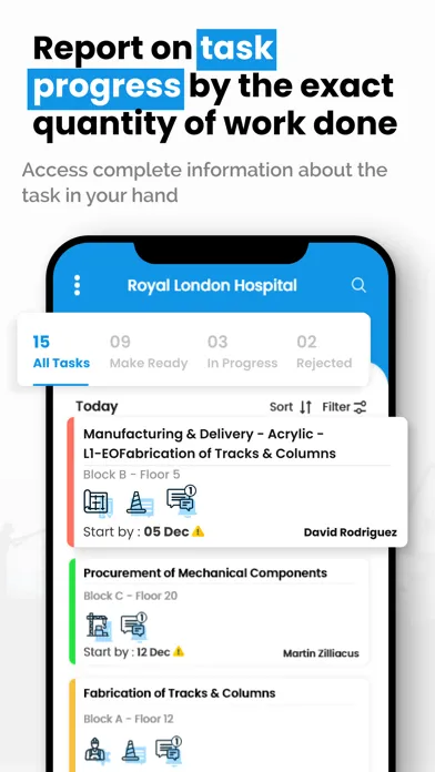 Tangkapan layar VisiLean LiveSite